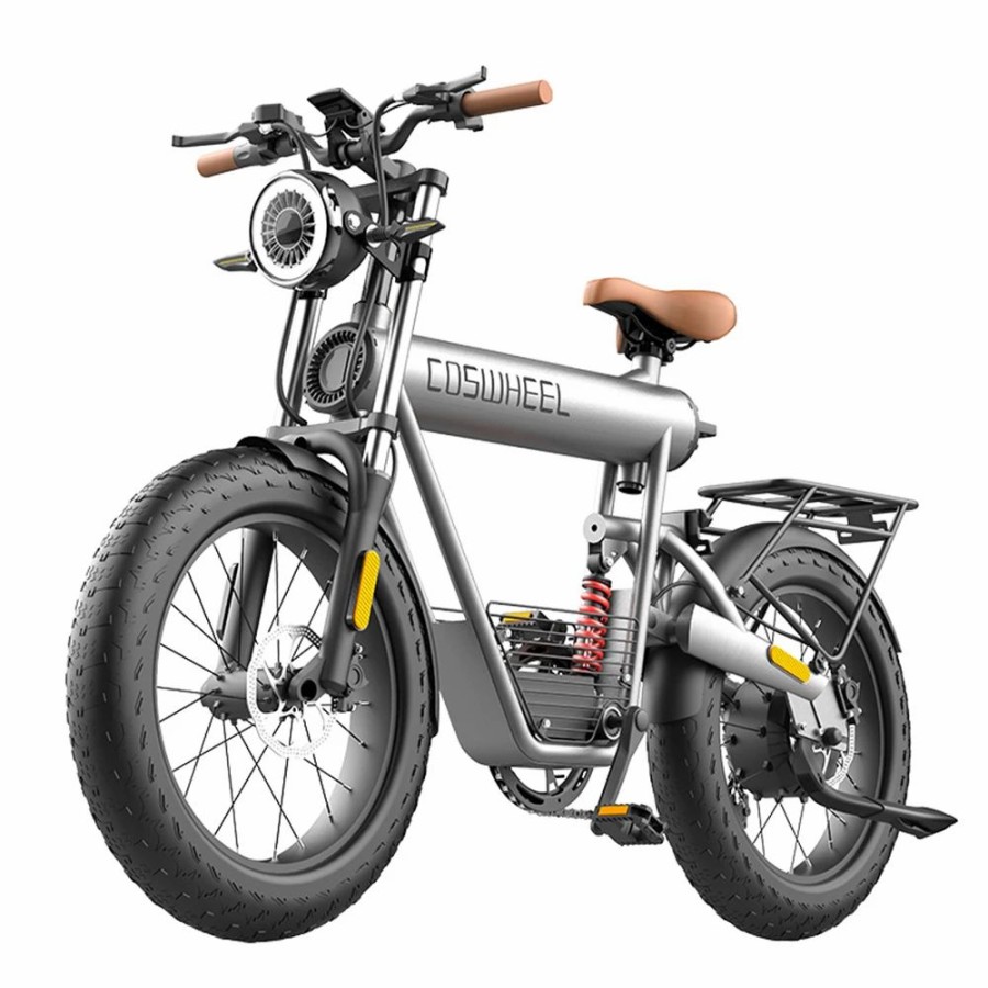 E-Bikes, Scooters & Wheels * | Coswheel T20R All-Terrain E-Bike, 20*4.0" Tires, 750W Brushless Motor 45Km/H Max Speed, 20Ah Battery 150Kg Load