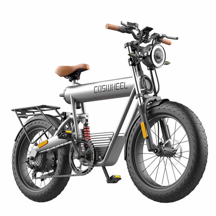 E-Bikes, Scooters & Wheels * | Coswheel T20R All-Terrain E-Bike, 20*4.0" Tires, 750W Brushless Motor 45Km/H Max Speed, 20Ah Battery 150Kg Load