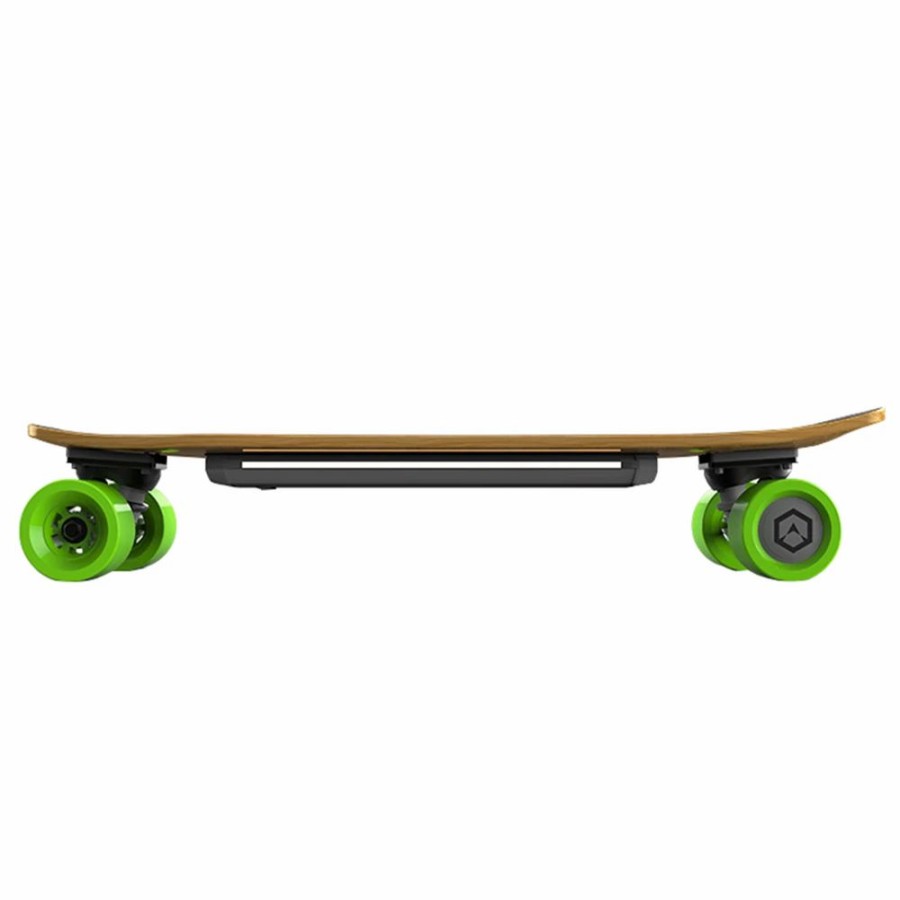 E-Bikes, Scooters & Wheels * | Xiaomi Acton R1 Electric Skateboard Bluetooth Smart Remote Control Led Light Up To 12Km Range Canadian Maple Wood Grey Green