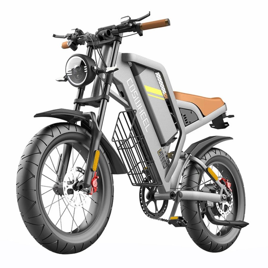 E-Bikes, Scooters & Wheels * | Coswheel Gt20 Electric Off-Road Bike, 20*4.0 Inch Tire, 750W Motor 45Km/H Max Speed, 25Ah Battery For 140-160Km Range