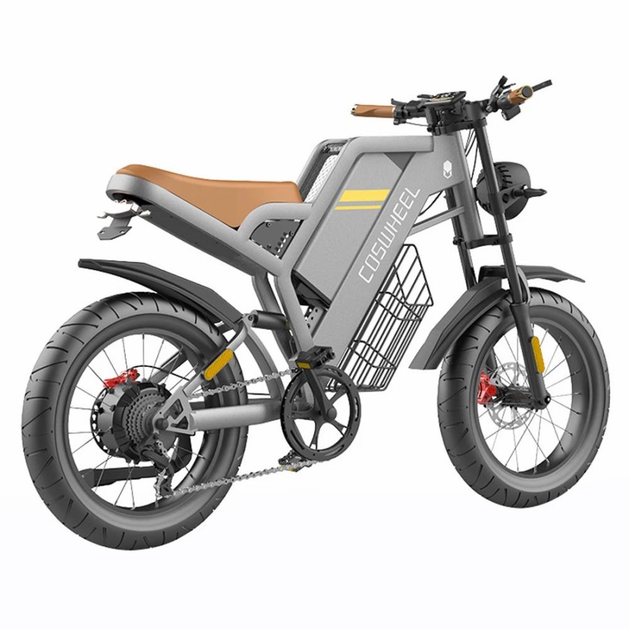 E-Bikes, Scooters & Wheels * | Coswheel Gt20 Electric Off-Road Bike, 20*4.0 Inch Tire, 750W Motor 45Km/H Max Speed, 25Ah Battery For 140-160Km Range