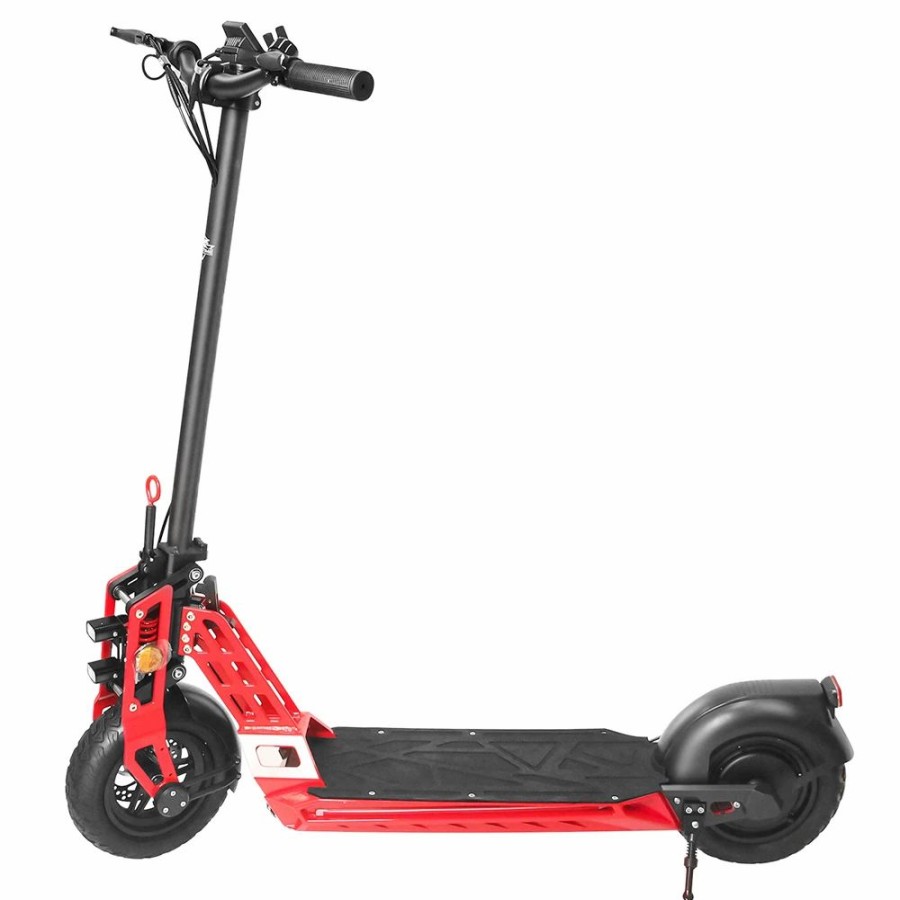 E-Bikes, Scooters & Wheels * | Spetime M6 Electric Scooter 600W 13Ah Battery 40Km Range 40Km/H Max Speed 100Kg Load Red