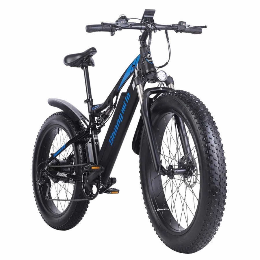 E-Bikes, Scooters & Wheels * | Shengmilo Mx03 1000W 48V 17Ah 26 Inch E-Bike 40Km/H Max Speed 40-50Km Mileage Range 180Kg Max Load Electric Bike Black