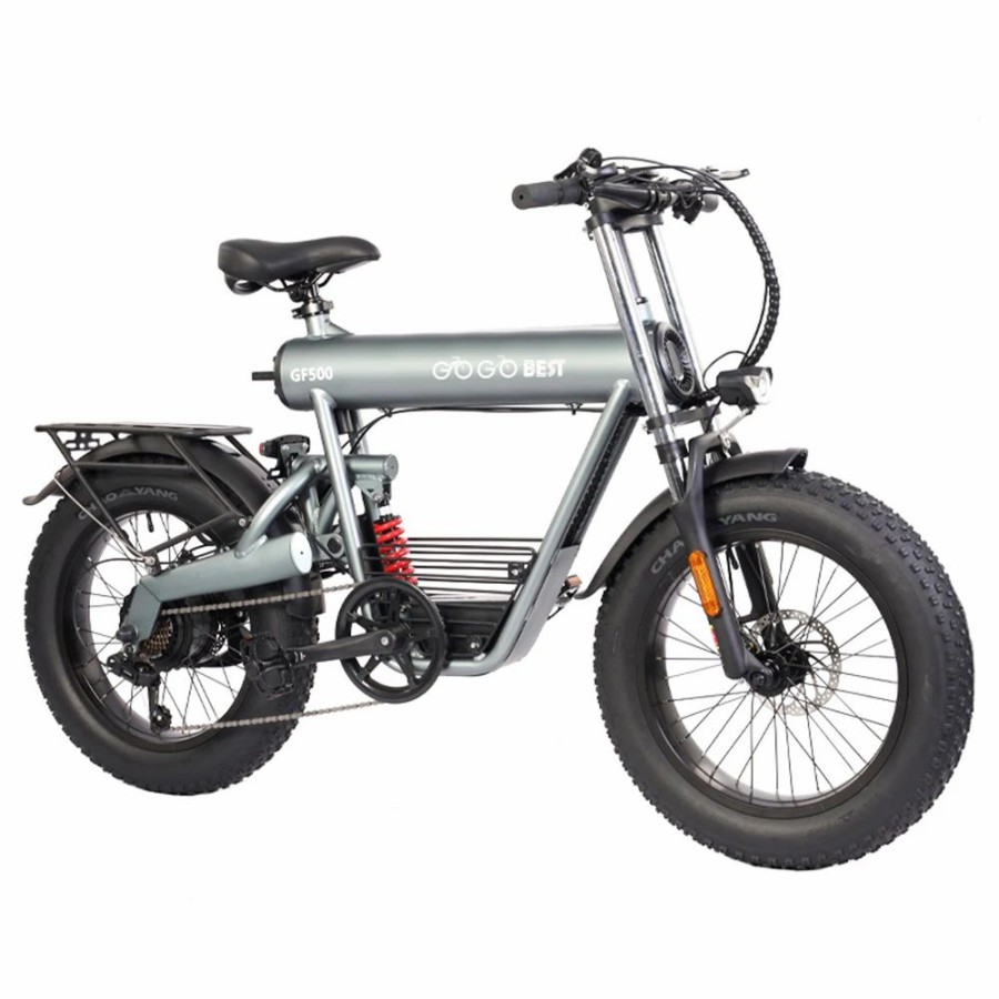 E-Bikes, Scooters & Wheels * | Gogobest Gf500 Electric Bicycle 20*4.0 Inch Fat Tire 750W Motor 45Km/H Top Speed 48V 20Ah Battery 90-100Km Max Range Shimano 7-Speed Transmission Dual Disc Brake