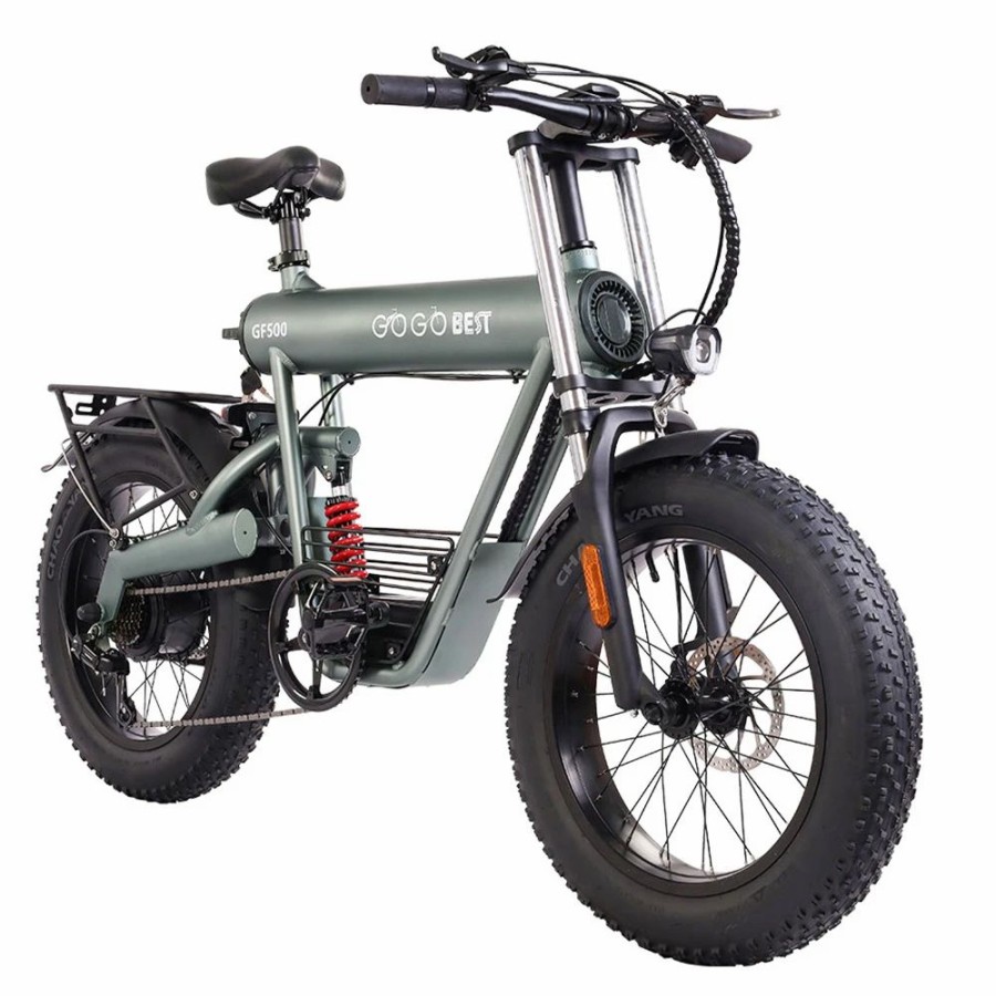 E-Bikes, Scooters & Wheels * | Gogobest Gf500 Electric Bicycle 20*4.0 Inch Fat Tire 750W Motor 45Km/H Top Speed 48V 20Ah Battery 90-100Km Max Range Shimano 7-Speed Transmission Dual Disc Brake