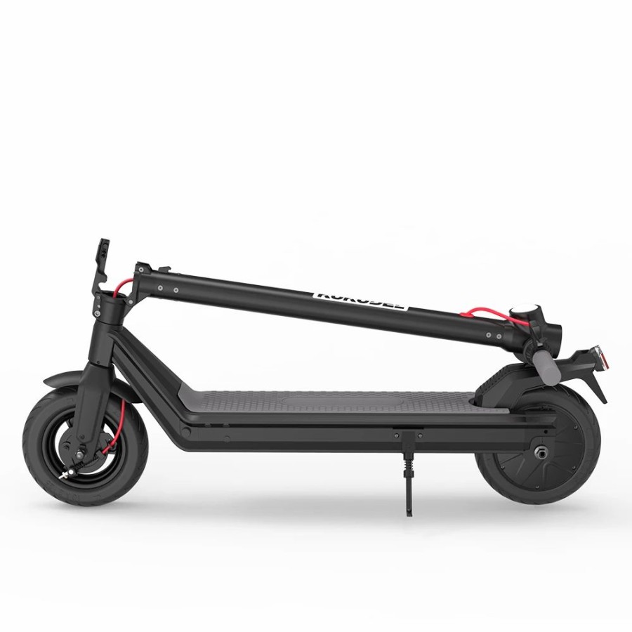 E-Bikes, Scooters & Wheels * | Kukudel 105 Folding Electric Scooter 10 Tire 500W Motor 36V 12.5Ah Battery Max Speed 25Km/H Lcd Display 32-39Km Long Range Aluminium Alloy Body Black