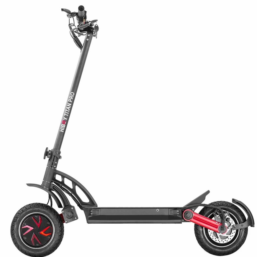 E-Bikes, Scooters & Wheels * | Hiboy Titan Pro Electric Scooter 10" Tires 1200W*2 Dual Motors 48V 17.5Ah Battery 51.5Km/H Max Speed 60-65Km Range