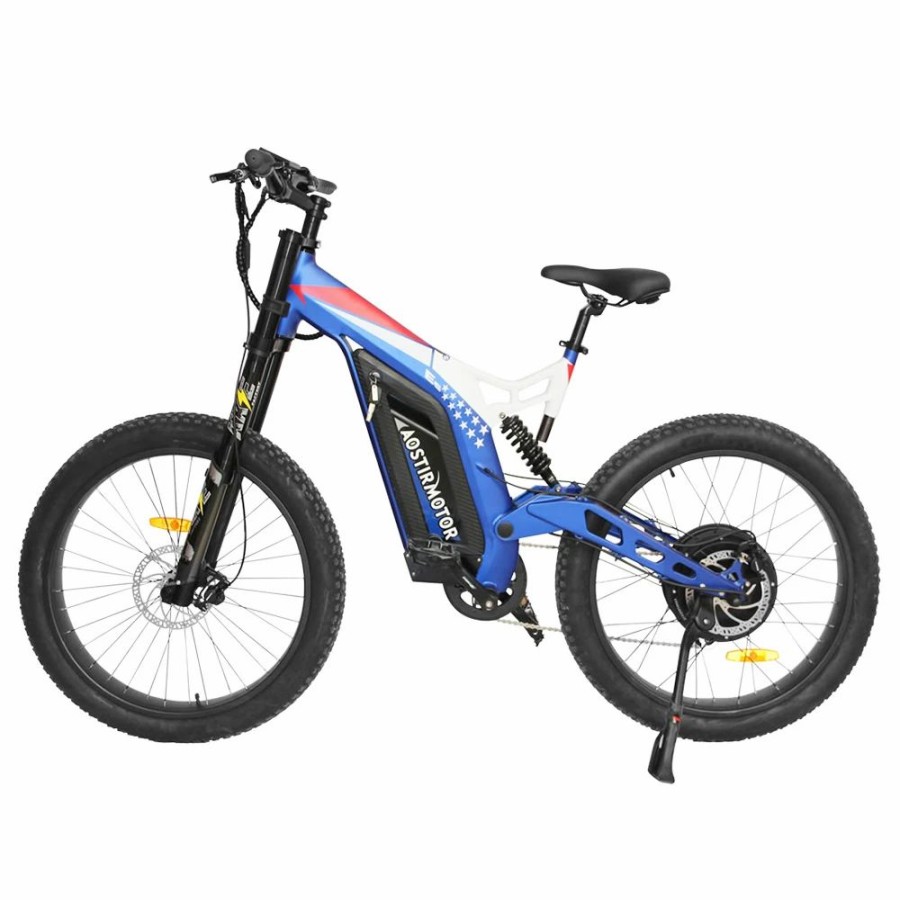 E-Bikes, Scooters & Wheels * | Aostirmotor S17 1500W Electric Bike 26*3.0" Fat Tire 48V 20Ah Battery 50Km/H Max Speed 7 Speed Shimano Gear