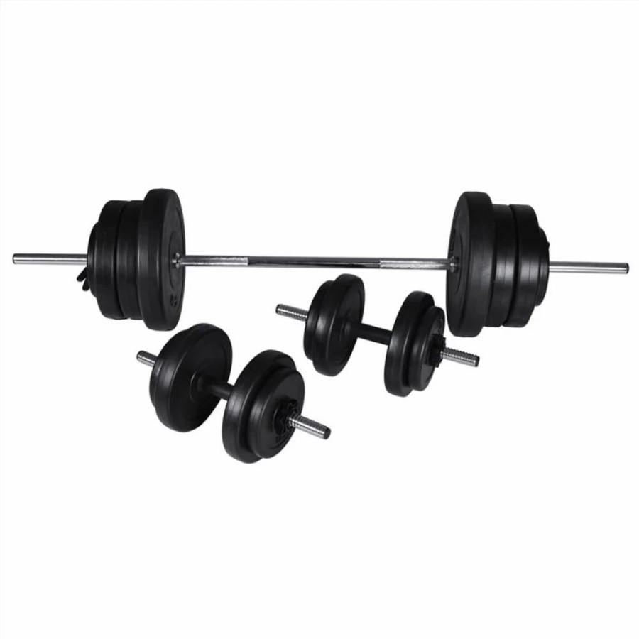 Exercise * | Barbell + 2 Dumbbell Set 60.5Kg