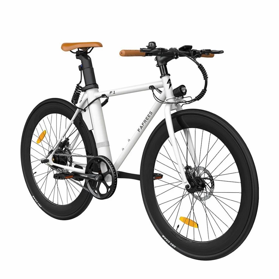 E-Bikes, Scooters & Wheels * | Fafrees F1 Electric Bike 250W Brushless Motor 25Km/H Max Speed 9Ah Battery Shimano 7-Speed Transmission White