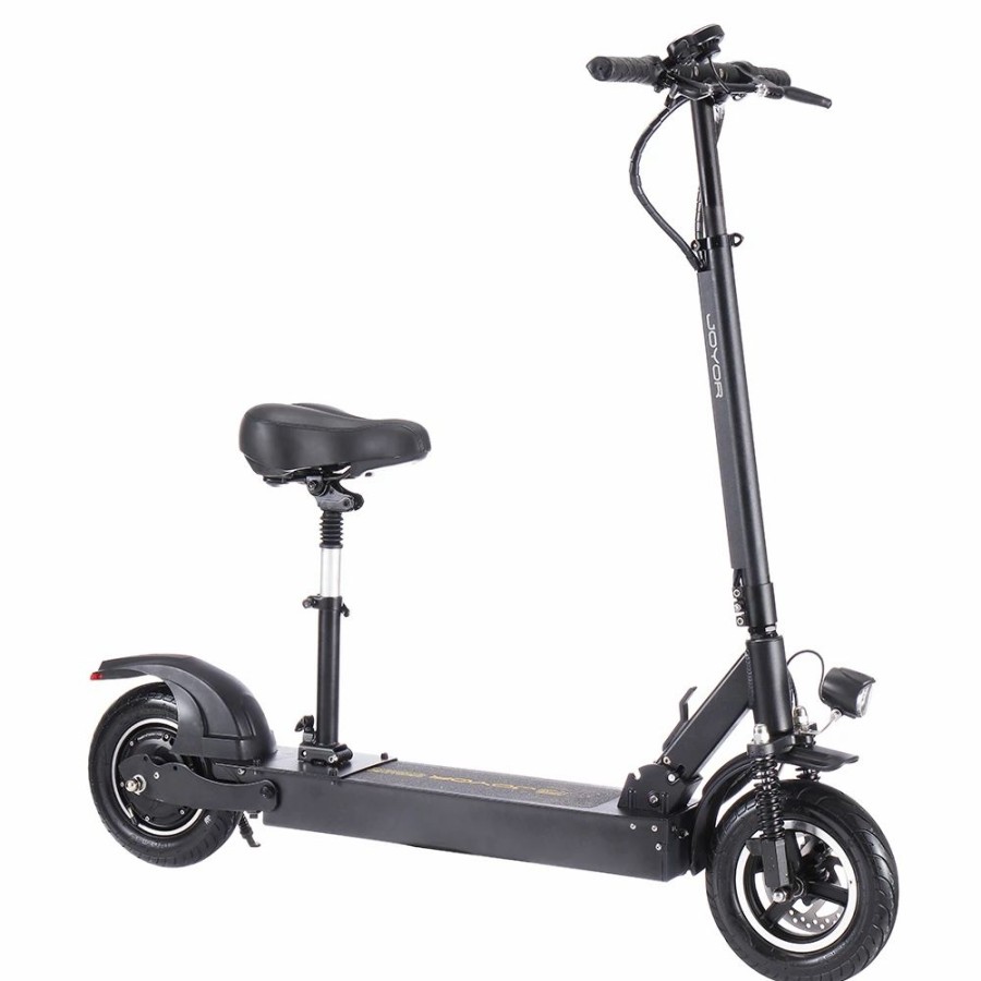 E-Bikes, Scooters & Wheels * | Joyor Y1 Electric Scooter 10 Inch Tires 36V 8Ah Battery 400W Motor 35Km/H Max Speed 120Kg Load With Seat Black