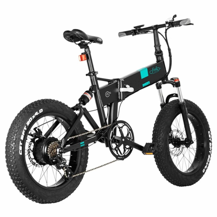 E-Bikes, Scooters & Wheels * | Fiido M21 Folding Electric Bike 20*4.0 Inch Fat Tire Mountain Bicycle With Torque Sensor 500W Motor Max Speed 36Km/H 48V 11.6Ah Battery Up To 130Km Range Max Load 120Kg Black