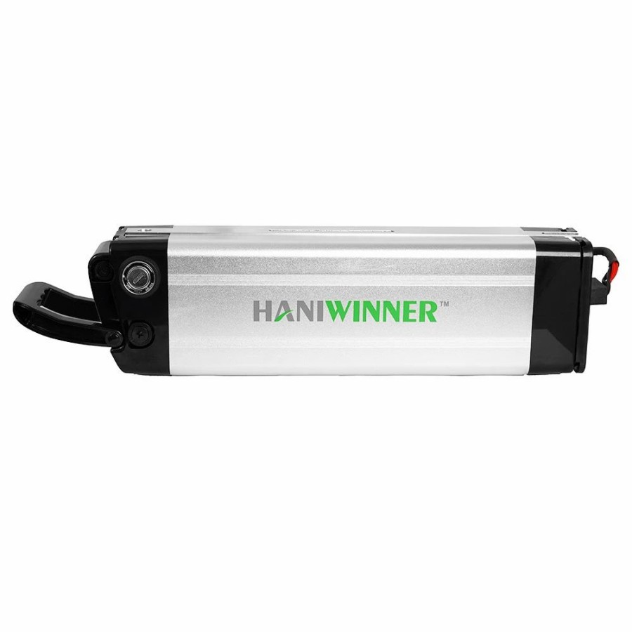 E-Bikes, Scooters & Wheels * | Haniwinner Ha030-05 Electric Bike Rechargeable Lithium Battery 36V 17.5Ah 630W With Charger White