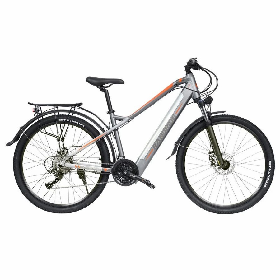 E-Bikes, Scooters & Wheels * | Randride Y90 Electric Bike 500W Motor 40Km/H Max Speed 48V 13.6Ah Battery 90Km Max Range 27.5*1.95" Tire 150Kg Load Grey