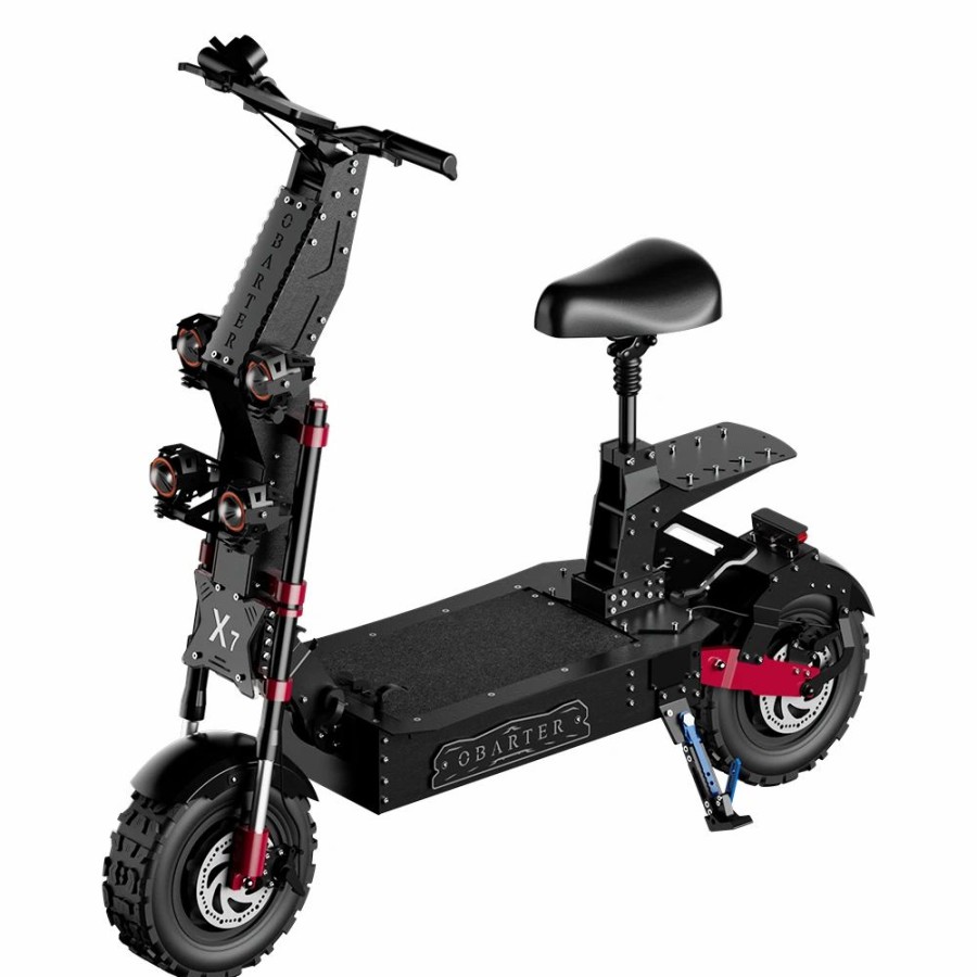 E-Bikes, Scooters & Wheels * | Obarter-X7 Super Electric Scooter 14 Inch Off Road Tires 4000W*2 Dual Motors 60V 60Ah Battery 90Km/H Max Speed 120Kg Load 140Km Range With Seat