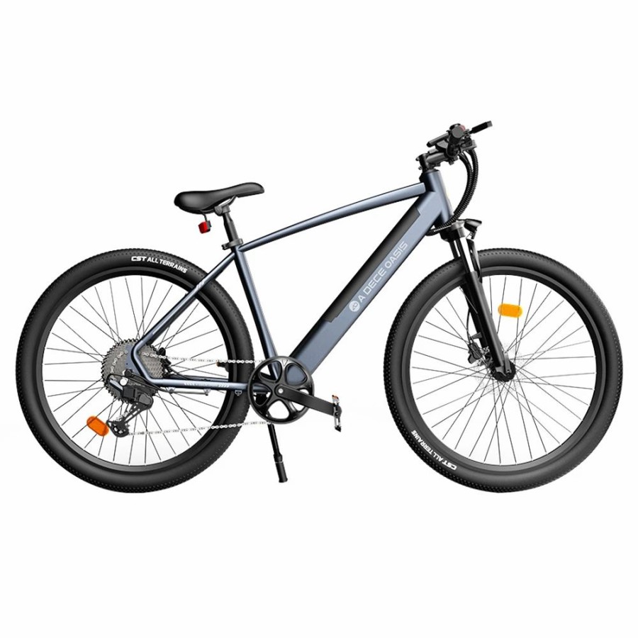 E-Bikes, Scooters & Wheels * | Ado D30C Electric Power Assist Bicycle 36V 10.4Ah Battery 250W Motor 27.5 Inch Tire 25Km/H Max Speed 90Km Mileage Shimano 9-Speed Gear Dual Hydraulic Disc Brakes Gray