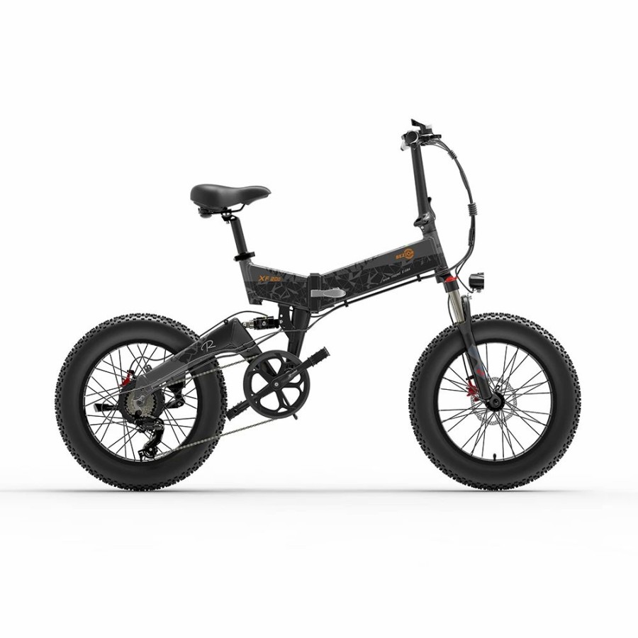 E-Bikes, Scooters & Wheels * | Bezior Xf200 Folding Electric Bike 48V 15Ah Battery 1000W Motor 20 4.0 Inch Fat Tire Aluminum Alloy Frame Shimano 7-Speed Shift Max Speed 40Km/H 130Km Power-Assisted Mileage Range Lcd Display Ip54 Waterproof Black