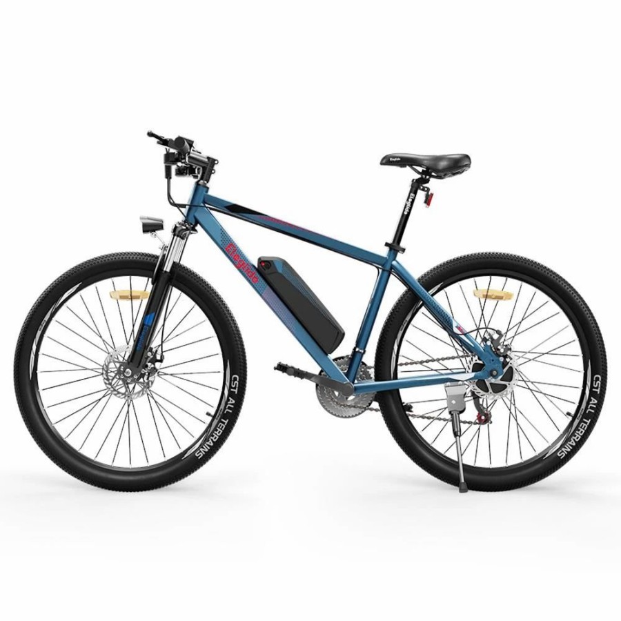 E-Bikes, Scooters & Wheels * | Eleglide M1 Electric Bike Upgrade Version 27.5 Inch 250W Hall Brushless Motor 36V 7.5Ah Removable Battery 25Km/H Max Speed Shimano Shifter 21 Speeds Up To 65Km Max Range Ipx4 Aluminum Alloy Frame Dual Disk Brake Mountain Urban Bicycle Dark Blue