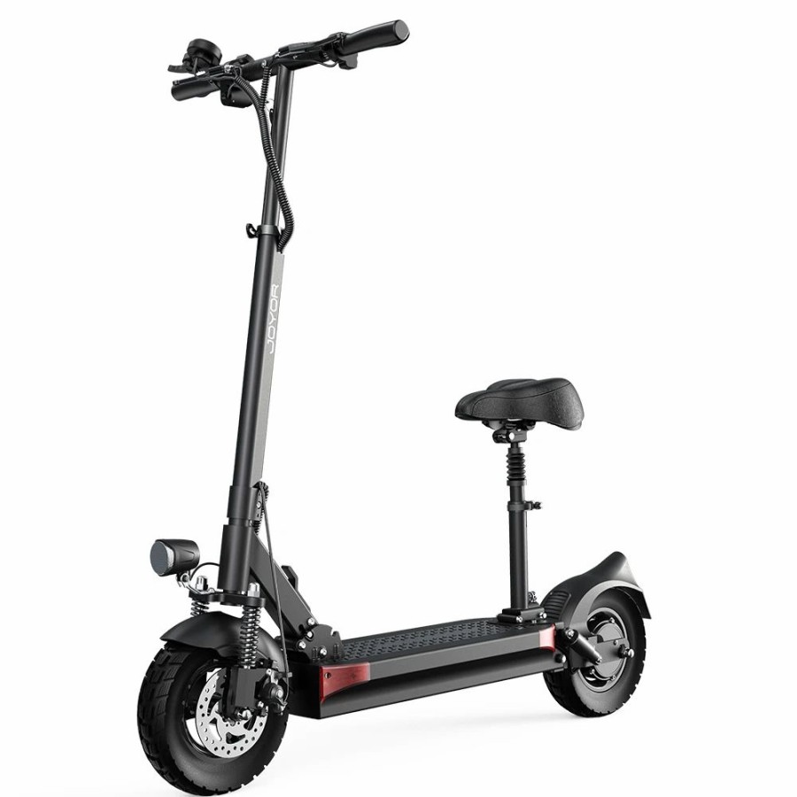 E-Bikes, Scooters & Wheels * | Joyor Y5-S Electric Scooter With Seat 10 Inch Tires 13Ah 48V Battery 500W Brushless Motor 25Km/H Max Speed 120Kg Load 36.9 Miles Long Range Black