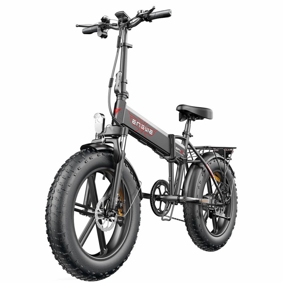 E-Bikes, Scooters & Wheels * | Engwe Ep-2 Pro 2022 Version Folding Electric Bike 20*4.0 Inch Fat Tire 750W Motor 35Km/H Max Speed 48V 13Ah Battery 150Kg Max Load Shimano 7-Speed Gears Dual Disc Brake 100Km Range Mountain Beach Snow Folding Bicycle Black