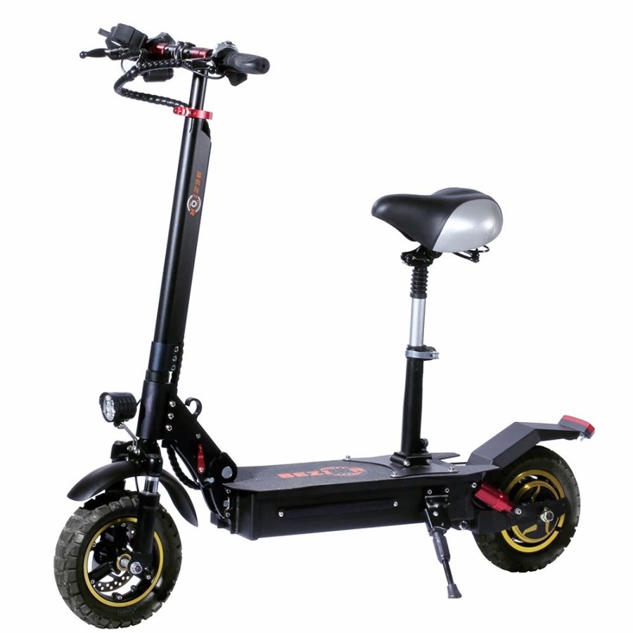 E-Bikes, Scooters & Wheels * | Bezior S1 Off-Road Electric Scooter 13Ah Battery 1000W Motor Up To 50Km Travel Mileage 10 Inch Wheel 45Km/H Disk Brake Aluminum Alloy Body Black