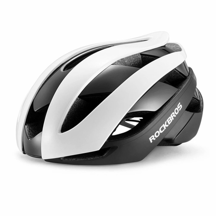 Cycling * | Rockbros Rb-01 Cycling Helmet Ultralight Road Bike Helmet Mtb Scooter Helmet Caps Black L