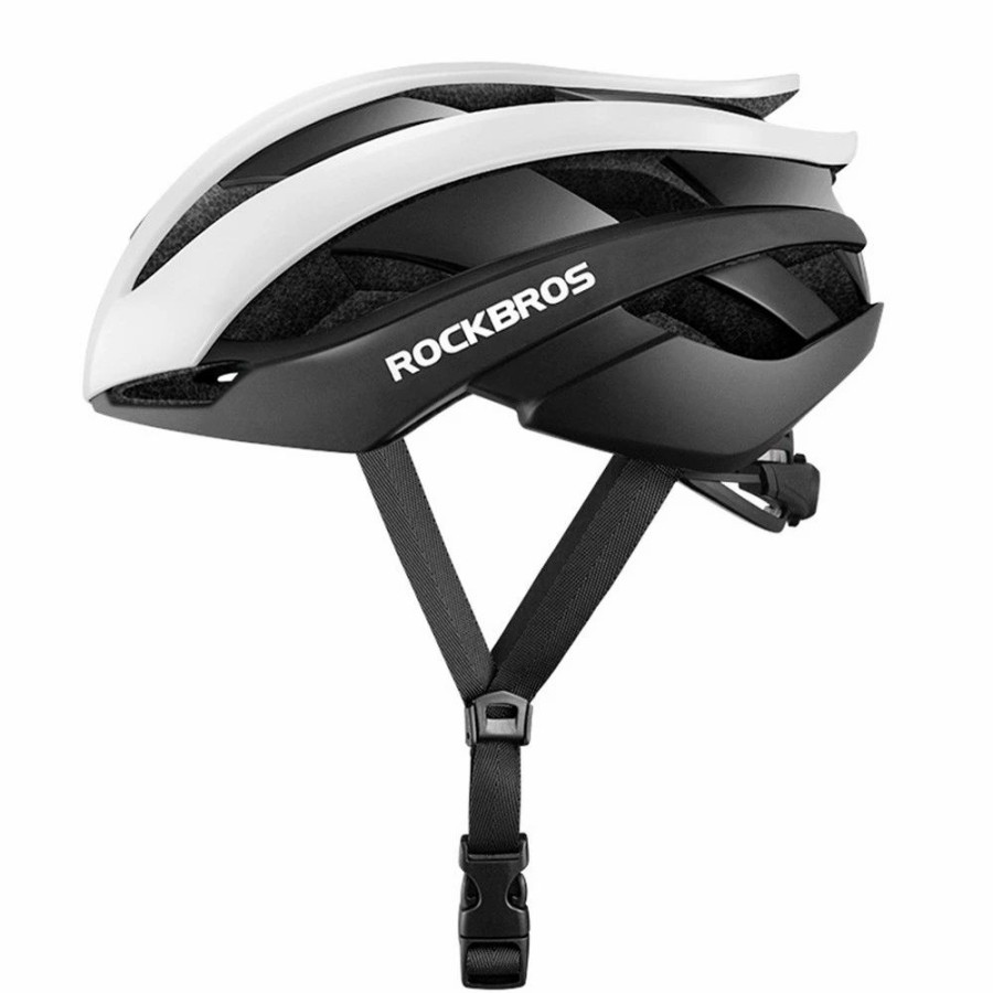 Cycling * | Rockbros Rb-01 Cycling Helmet Ultralight Road Bike Helmet Mtb Scooter Helmet Caps Black L