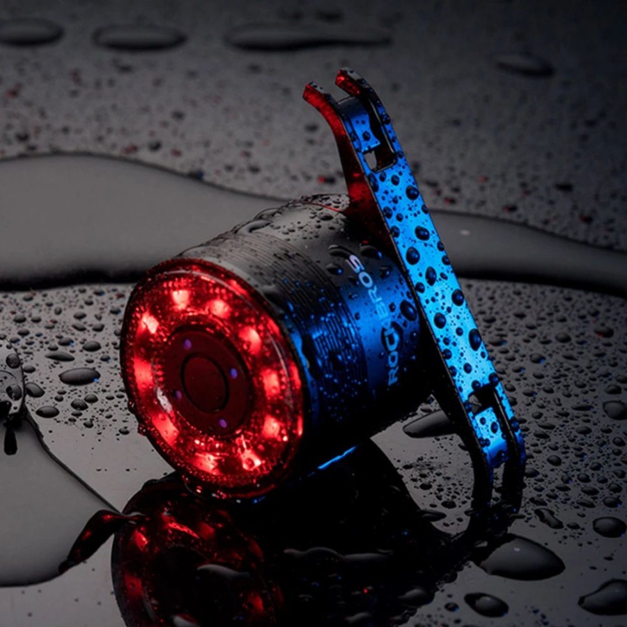 Cycling * | Rockbros Q1 Bike Taillight Usb Charging For Night Cycling Colorful Bicycle Rear Light