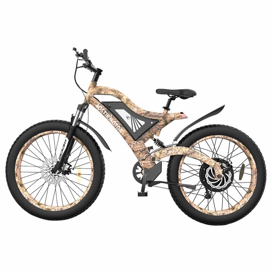 E-Bikes, Scooters & Wheels * | Aostirmotor S18 1500W Electric Bike 26*4.0" Fat Tire 48V 15Ah Battery 50Km/H Max Speed 7 Speed Shimano Gear