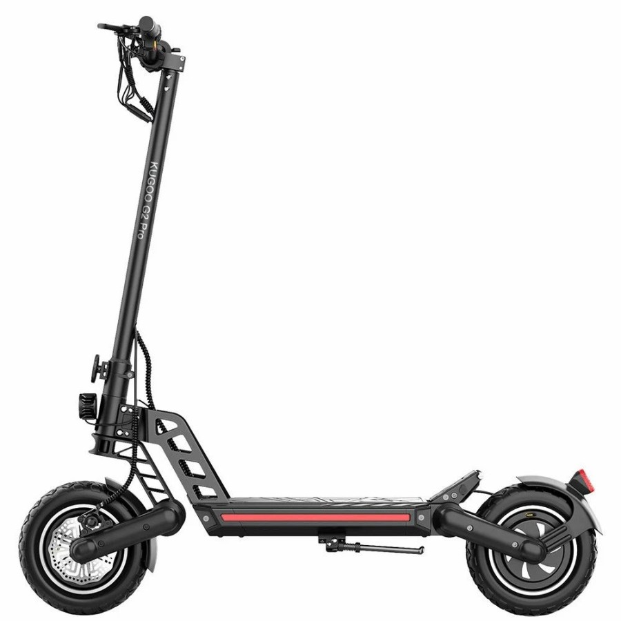 E-Bikes, Scooters & Wheels * | Kugoo G2 Pro Electric Scooter 10 Inch Off-Road Tire 800W Motor 45Km/H Max Speed 48V 15Ah Battery For 50Km Range 130Kg Max Load E-Brake Disc Brake