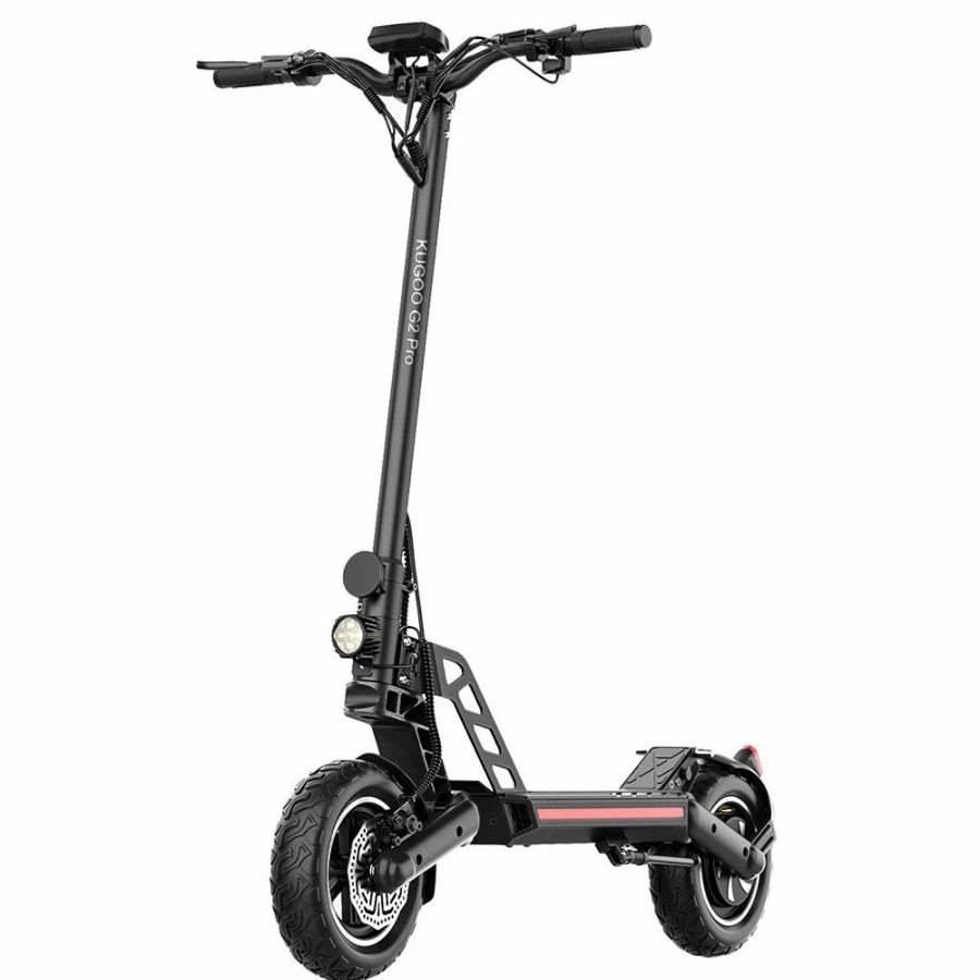 E-Bikes, Scooters & Wheels * | Kugoo G2 Pro Electric Scooter 10 Inch Off-Road Tire 800W Motor 45Km/H Max Speed 48V 15Ah Battery For 50Km Range 130Kg Max Load E-Brake Disc Brake