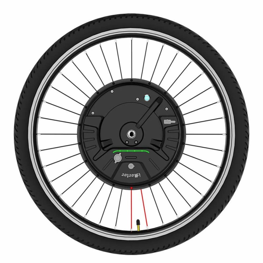 E-Bikes, Scooters & Wheels * | Imortor3 Permanent Magnet Dc Motor Bicycle Wheel 26 Inch With App Control Adjustable Speed Mode Disk Break Eu Plug