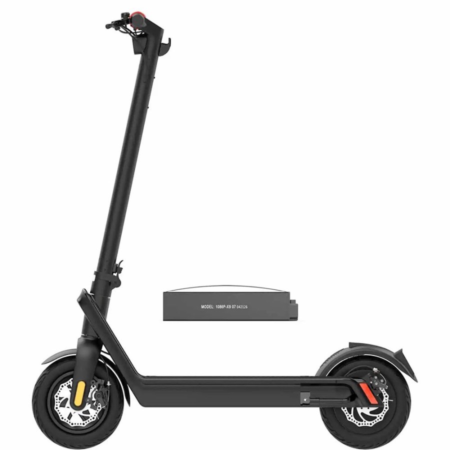 E-Bikes, Scooters & Wheels * | Aovopro Aovo X9 Plus Electric Scooter 10 Inch Explosion-Proof Tire 36V 15.6Ah Rated 500W Motor 40Km/H Max Speed 65Km Range Dual Disc Brakes Removable Battery- Grey