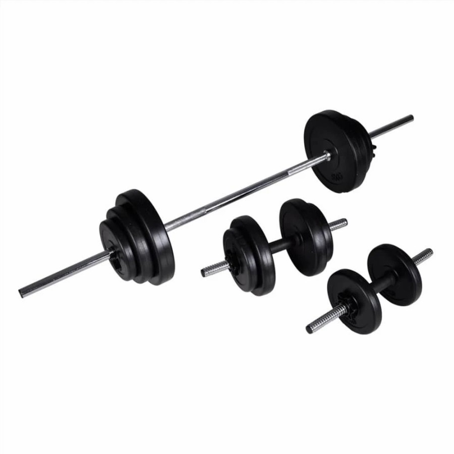 Exercise * | Barbell +2 Dumbbell Set 30.5Kg