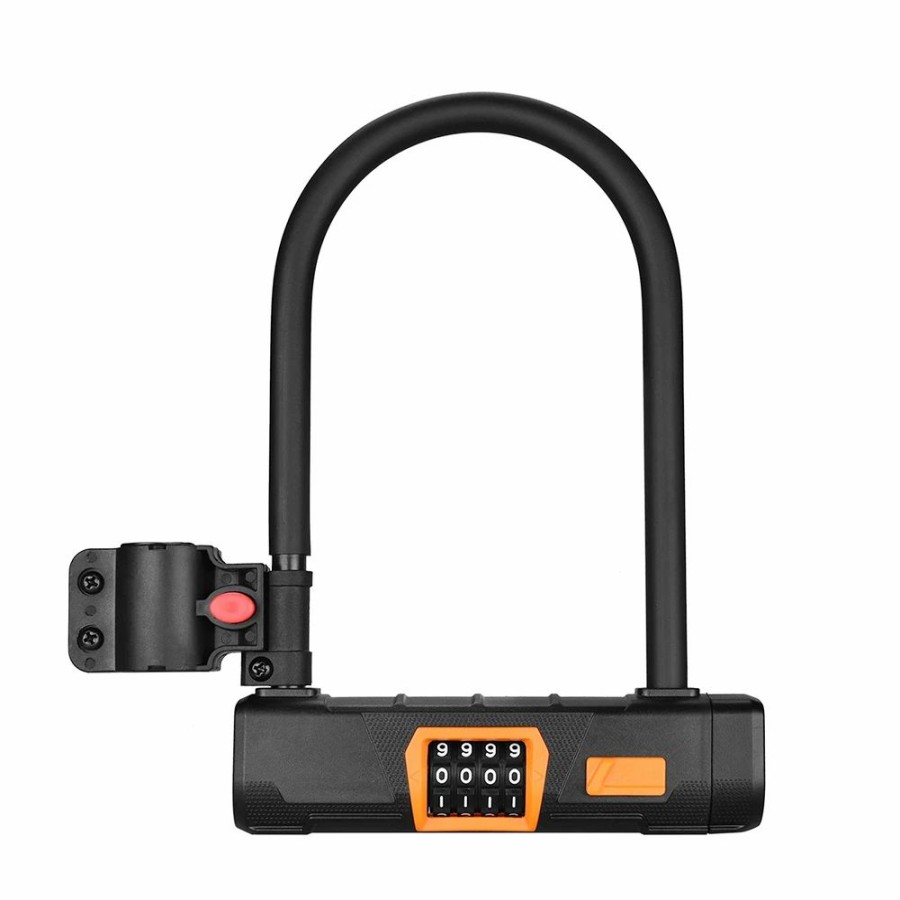 Cycling * | Bicycle U Lock Anti-Theft Heavy Duty Bike Password Lock Alloy Bike Safety Tool For Bikes, Motorcycles, Scooters