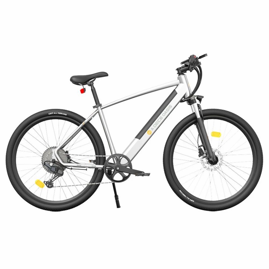 E-Bikes, Scooters & Wheels * | Ado D30 Electric Bicycle 250W Motor Max Speed 25Km/H 36V 10.4Ah 90Km Max Range Silver