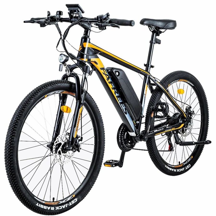 E-Bikes, Scooters & Wheels * | Fafrees Hailong One 26 Inch Electric Bike 250W Powerful Motor With 36V 10Ah Lithium-Ion Battery Shimano 21 Speed Black