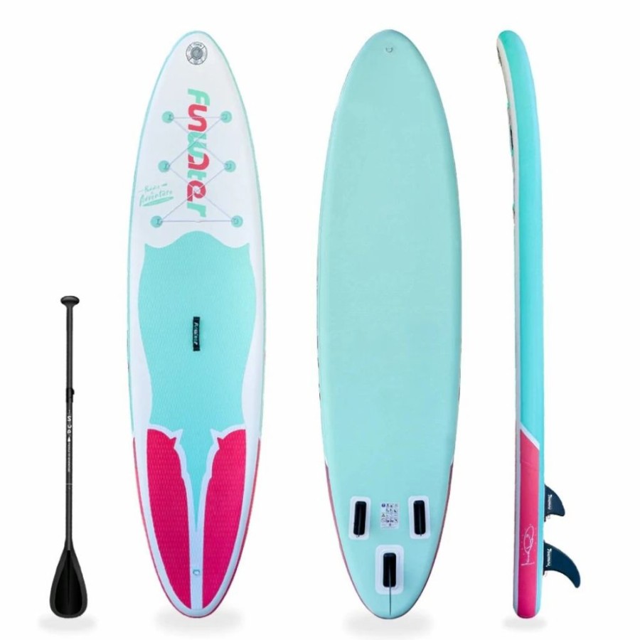 Exercise * | Funwater Supfw11G Manta Ray Inflatable Stand Up Paddle Board 11" Long 31 Wide 6 Thick