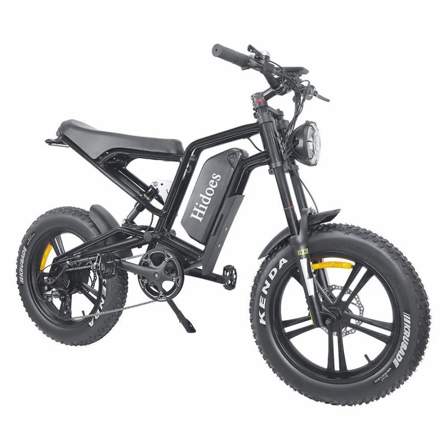 E-Bikes, Scooters & Wheels * | Hidoes B6 All-Terrain Electric Bike 20 Inch Off-Road Fat Tire, 1200W High Speed Motor 60Km/H Max Speed 48V 17.5Ah Battery Dual Oil Disc Brakes