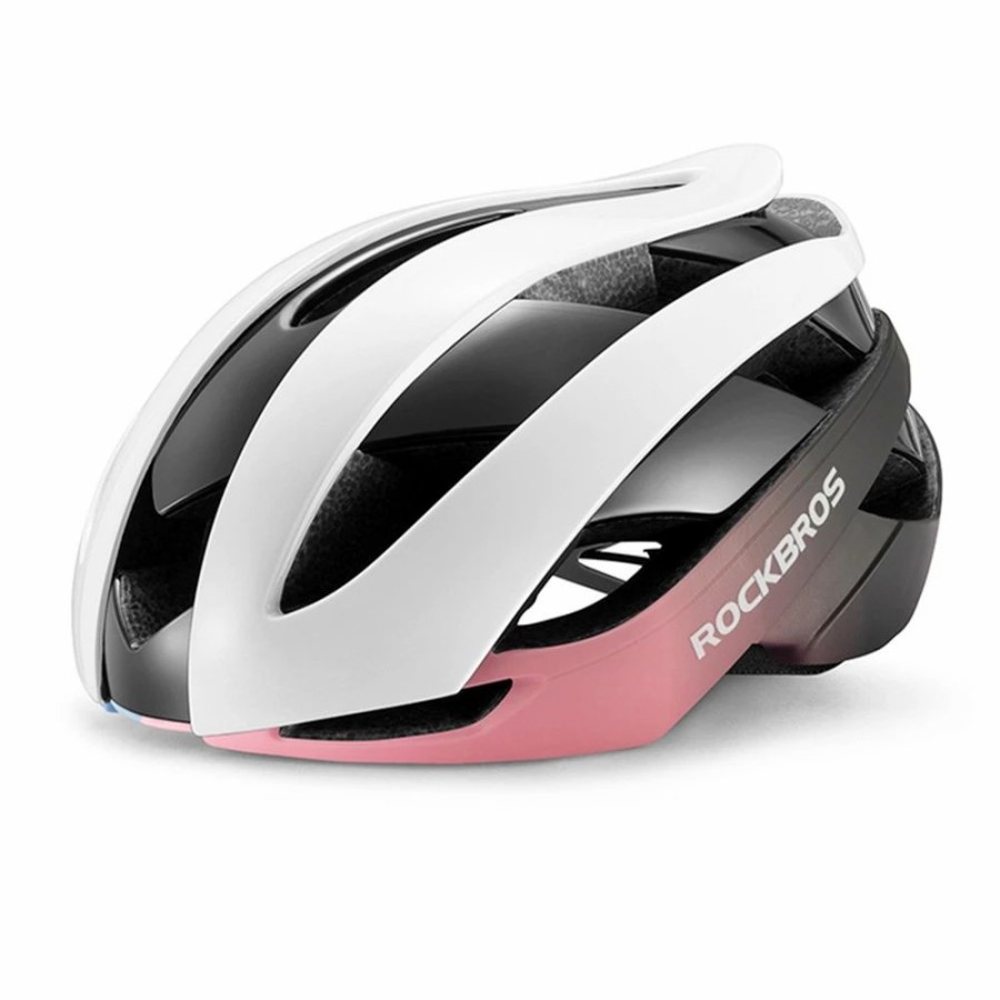 Cycling * | Rockbros Rb-01 Cycling Helmet Ultralight Road Bike Helmet Mtb Scooter Helmet Caps Pink L