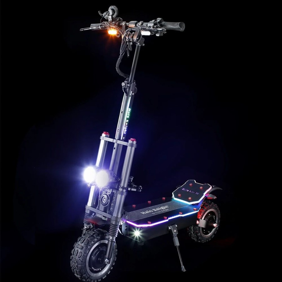 E-Bikes, Scooters & Wheels * | Halo Knight T107 Pro Electric Scooter 11 Inch Off-Road Tire 3000W*2 Dual Motor 95Km/H Max Speed 60V 38.4Ah Battery 80Km Max Rnage