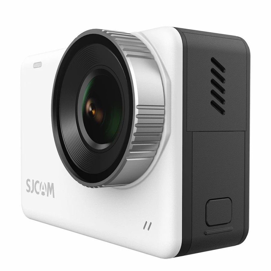 Outdoor Sports Cameras * | Sjcam Sj10 Pro Sports & Action Camera 4K/60Fps Sony Imx Sensor Waterproof Up To 10M, 2.33" Ips Touch Screen White