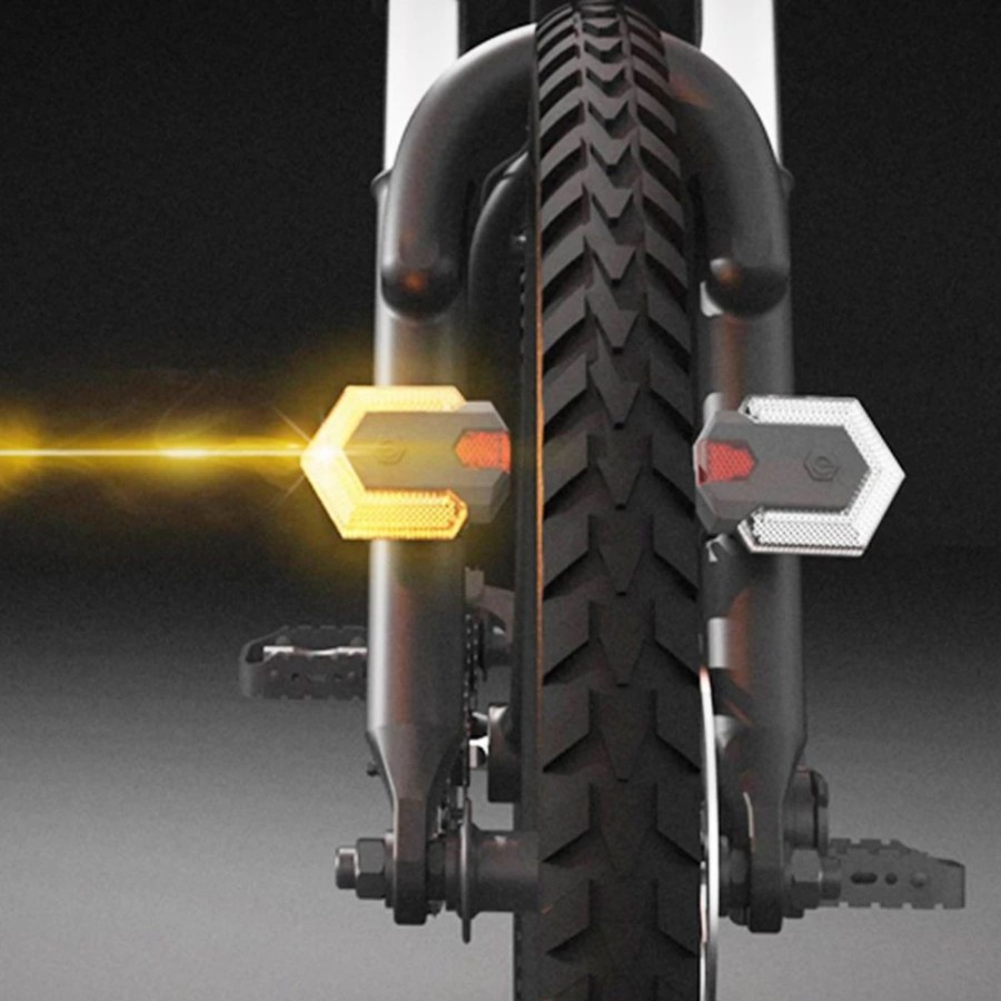 Cycling * | Cycling Wireless Turning Signal Light Visible Day And Night Usb Charging For Bike, Electric Bycicle And Scooter