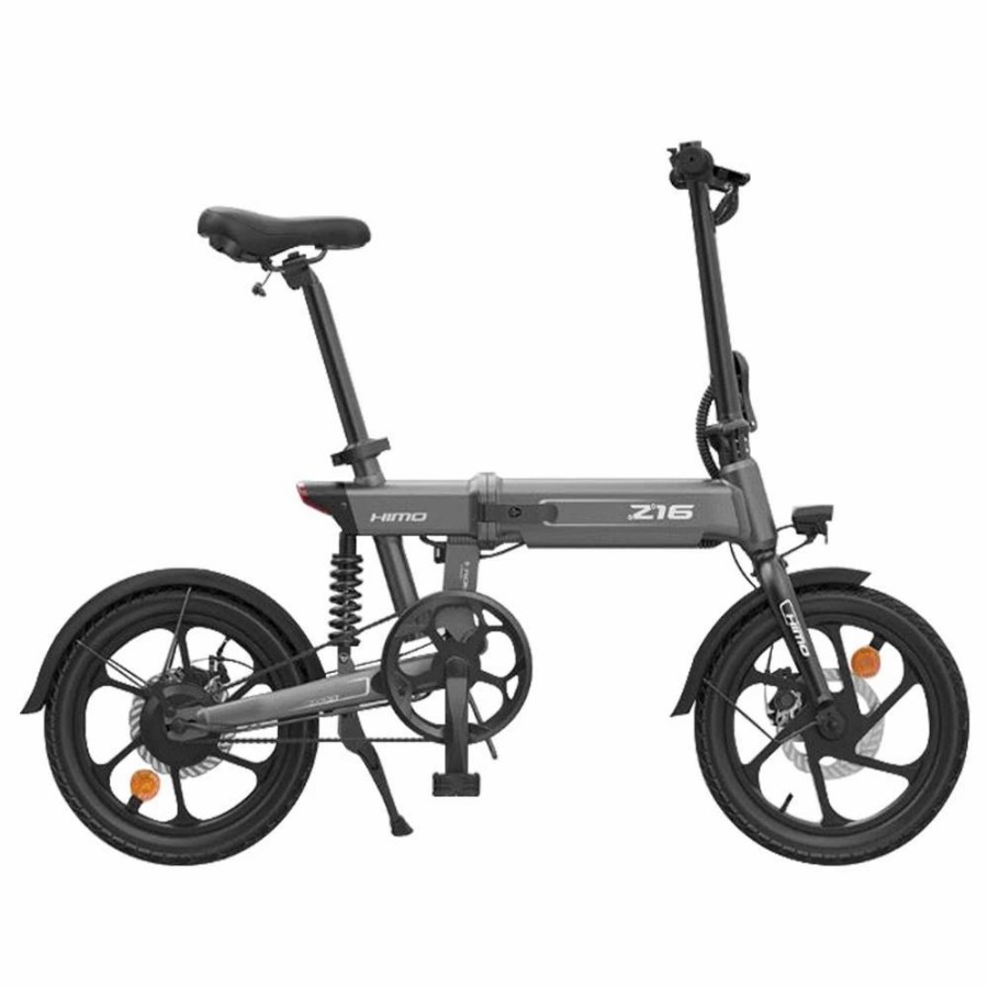 E-Bikes, Scooters & Wheels * | Himo Z16 Folding Electric Bicycle 16 Inch 250W Motor Up To 80Km Range Max Speed 25Km/H 10Ah Removable Battery Ipx7 Waterproof Smart Display Dual Disc Brake Global Version Gray