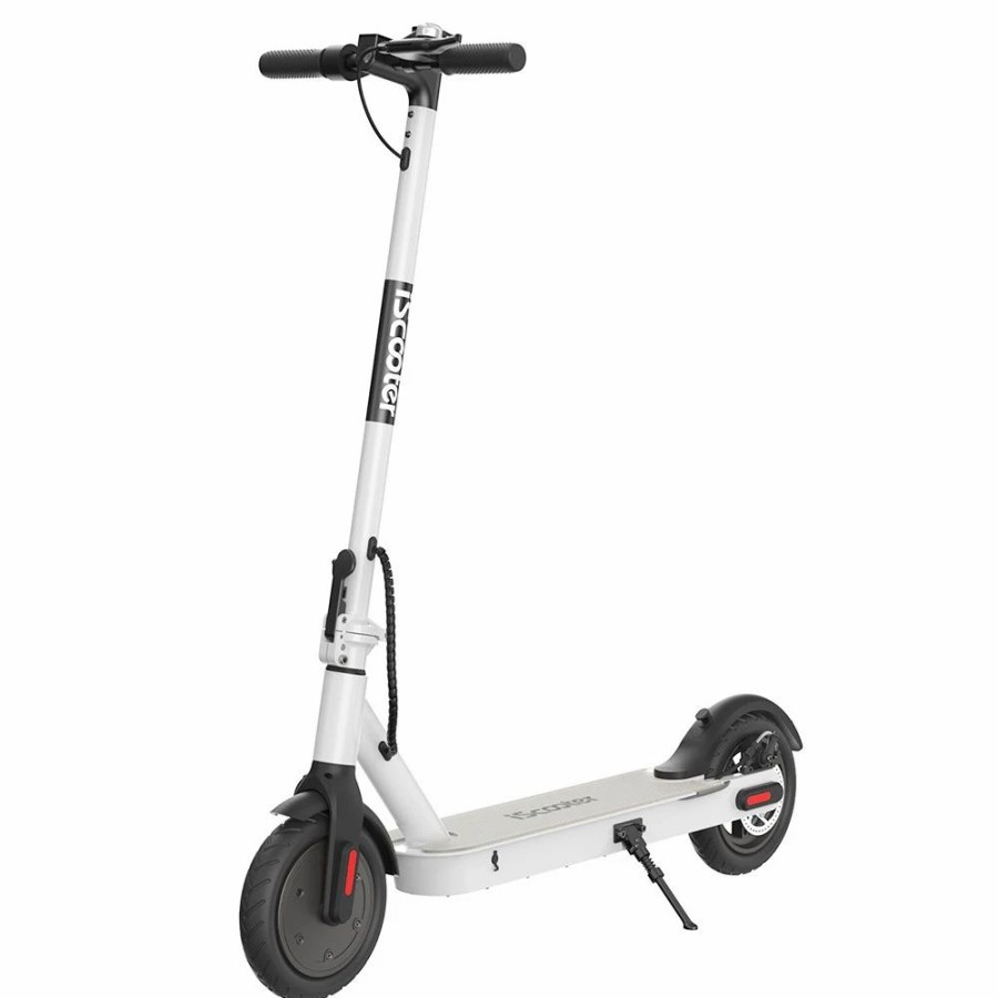 E-Bikes, Scooters & Wheels * | Iscooter I8 Electric Folding Scooter For Commuting 8.5 Inch Tire 500W Motor 25Km/H Max Speed 7.5Ah Battery For 25-30Km Mileage White