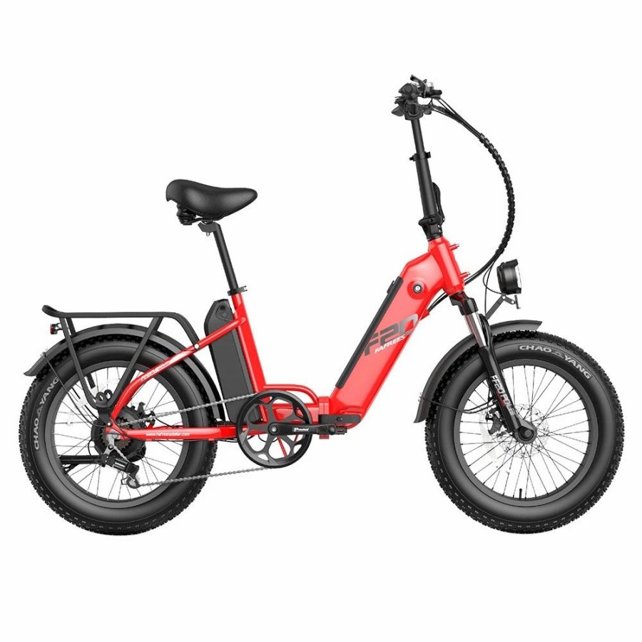 E-Bikes, Scooters & Wheels * | Fafrees Ff20 Polar Electric Bike 48V 500W Motor 40Km/H Max Speed Dual 10.4Ah Batteries For 150Km Range 20*4.0 Inch Chaoyang Fat Tire Double Disc Brakes Shimano 7-Speed Gear Lcd Color Display Red