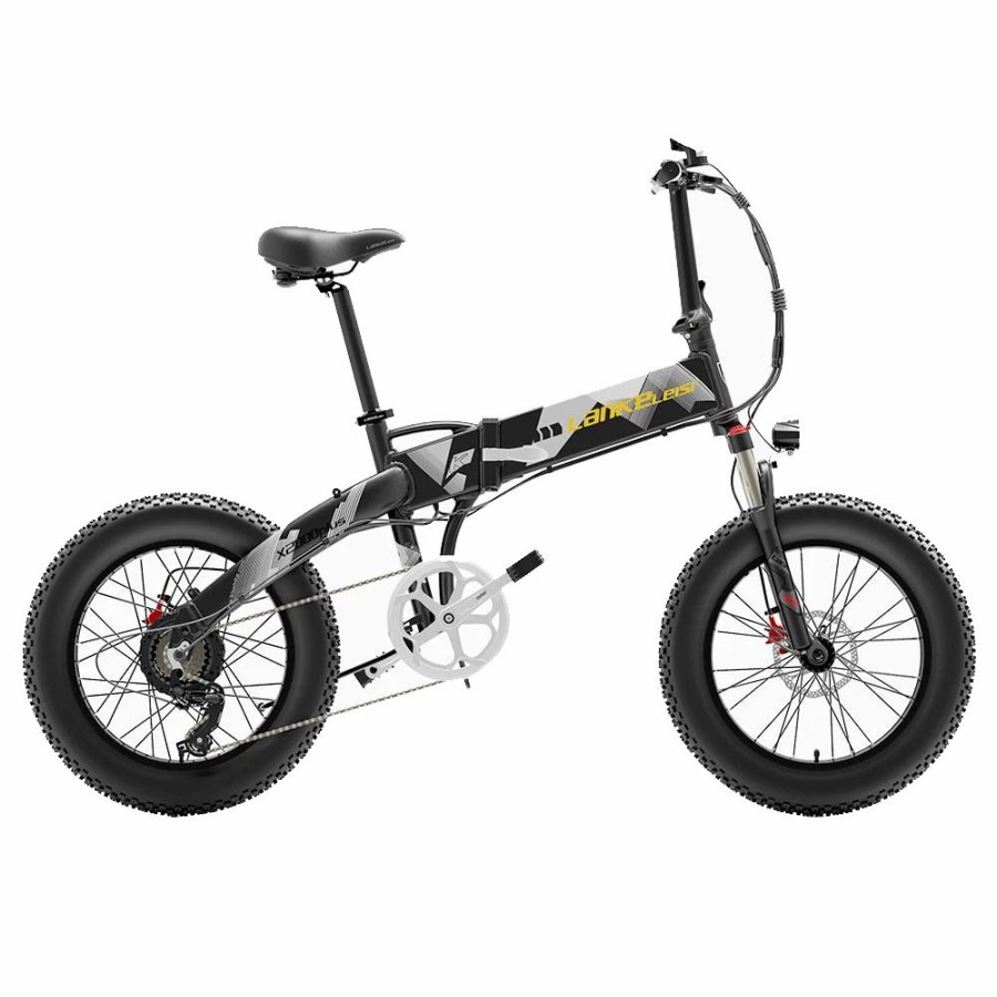 E-Bikes, Scooters & Wheels * | Lankeleisi X2000 Plus Moped Electric Bike Folding Bike 12.8Ah 48V 1000W 40Km/H Max Speed Max Load 150Kg Grey