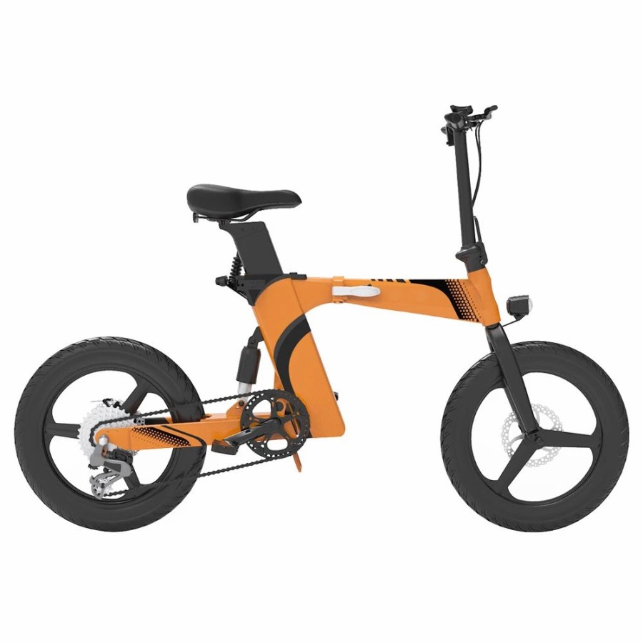 E-Bikes, Scooters & Wheels * | Z7 Electric Bike 250W Brushless Motor 36V 8Ah Battery 20" Tire, 25Km/H Max Speed, 30-40Km Range, 120Kg Load Orange