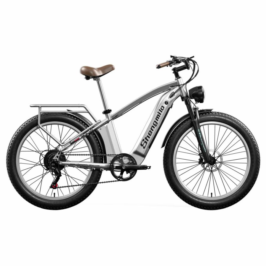 E-Bikes, Scooters & Wheels * | Shengmilo Mx04 26*3.0 Inch Fat Tire Electric Moped Bike Mountain Bicycle Bafang 500W Motor 48V 15Ah Lg Battery 40Km/H Max Speed Shimano 7-Speed Gear 110Km Max Range Ip64 Waterproof Tektro E500 Oil Brake