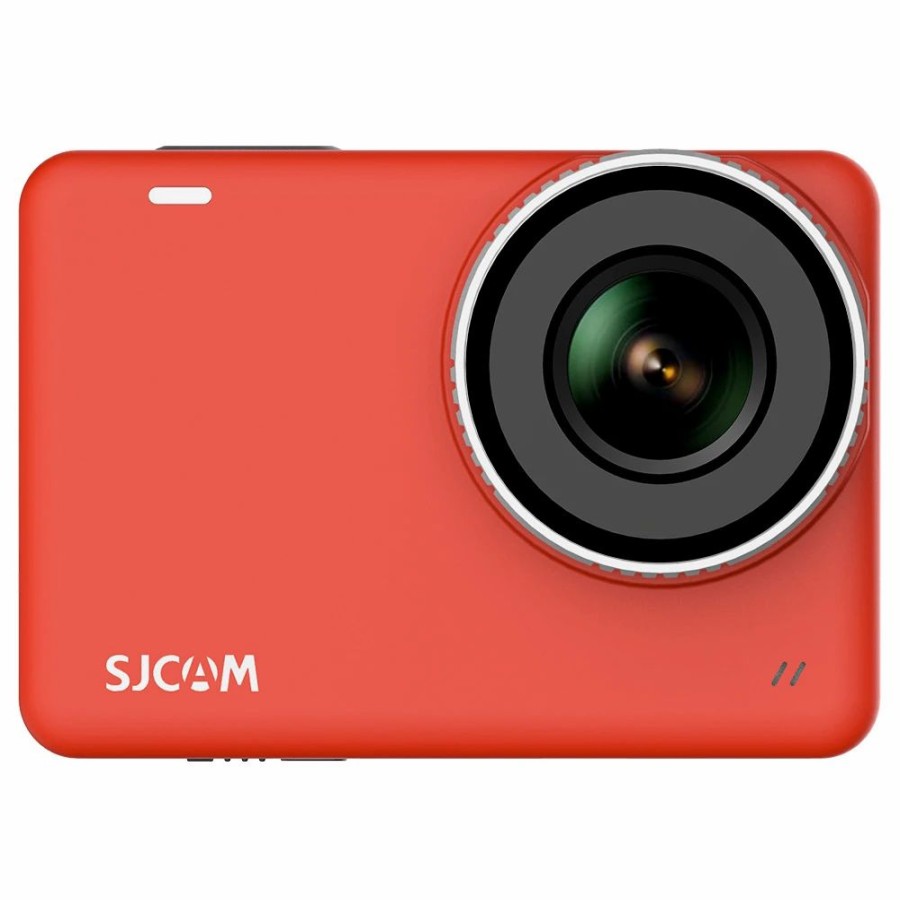 Outdoor Sports Cameras * | Sjcam Sj10 Pro Sports & Action Camera 4K/60Fps Sony Imx Sensor Waterproof Up To 10M, 2.33" Ips Touch Screen Red